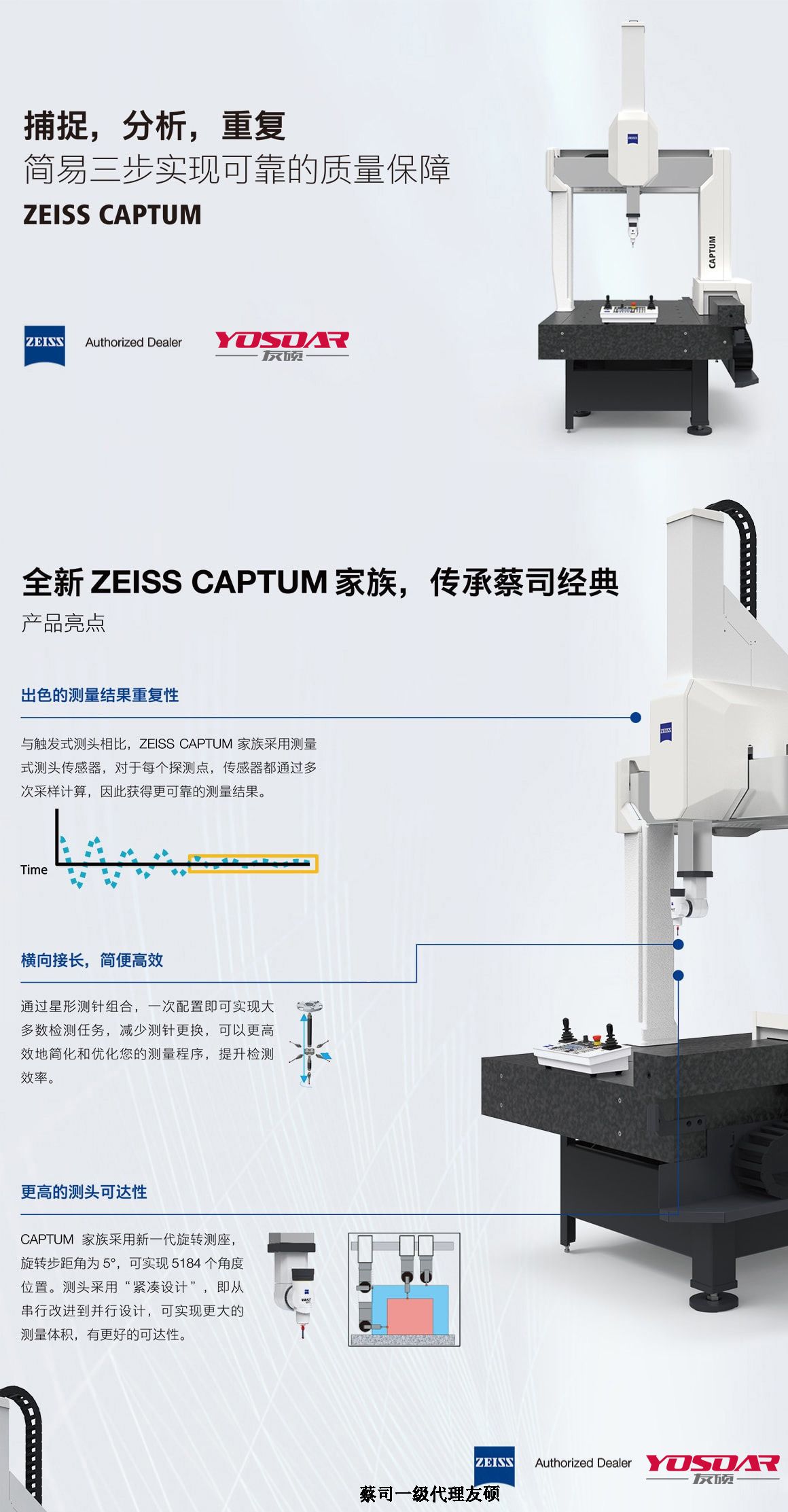 黔江蔡司三坐标CAPTUM